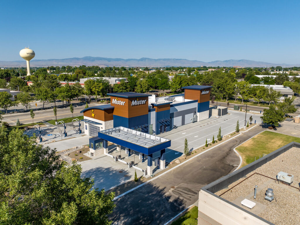 Eckman Construction completed the build of a new Mister Car Wash location last year in Meridian, Idaho.